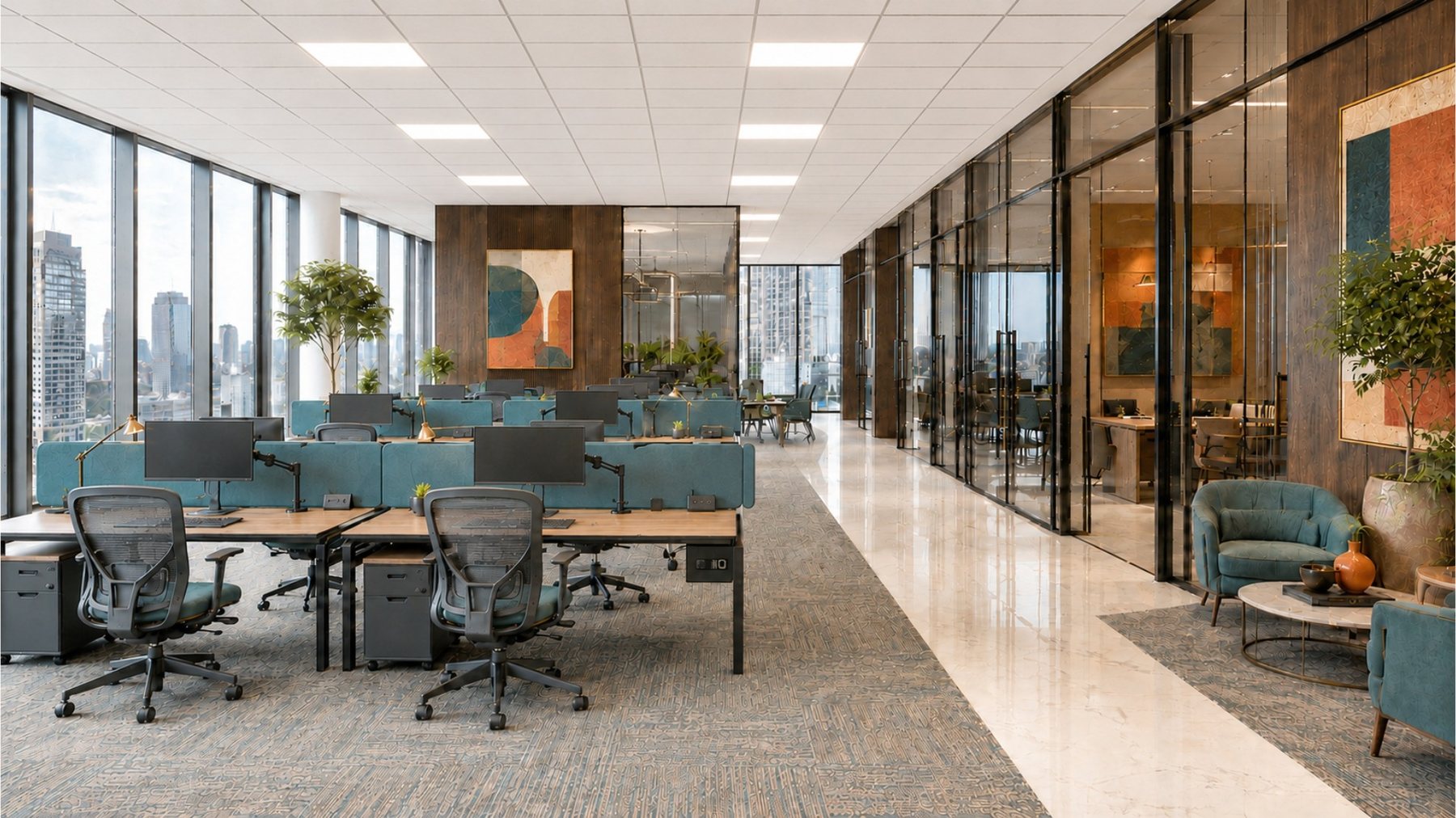 Corporate office interior